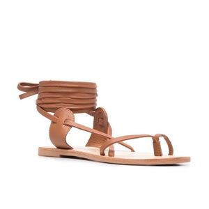 Manebi x Alex Rivière leather sandals